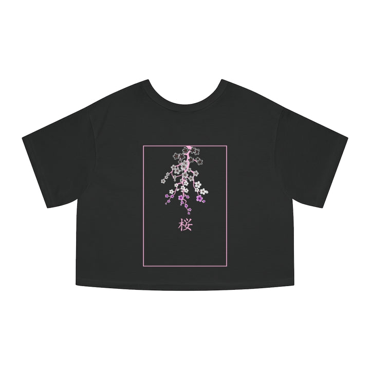 Champion - Sakura Haiku Asexual Cropped T-Shirt