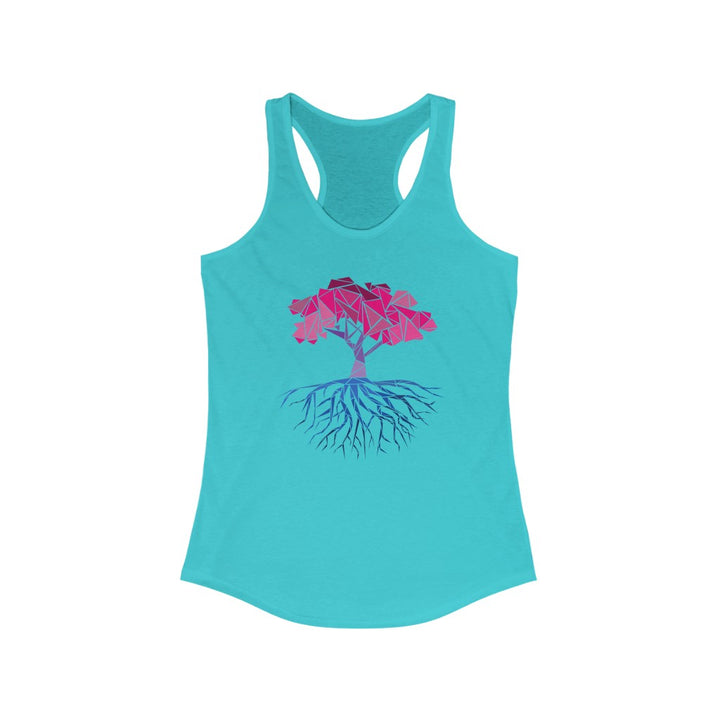 Bisexual Tank Top Racerback - Abstract Tree