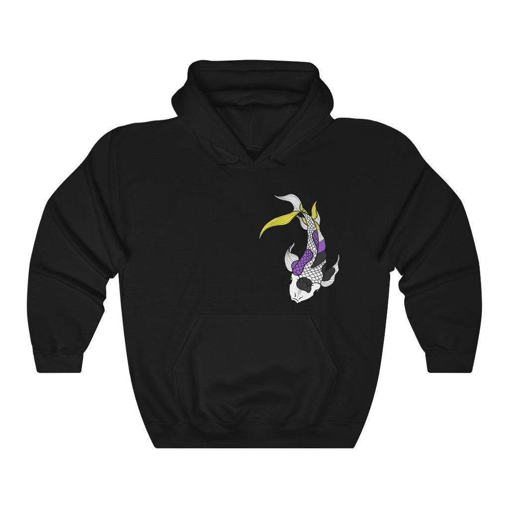 Nonbinary Koi Gender Neutral Hoodie