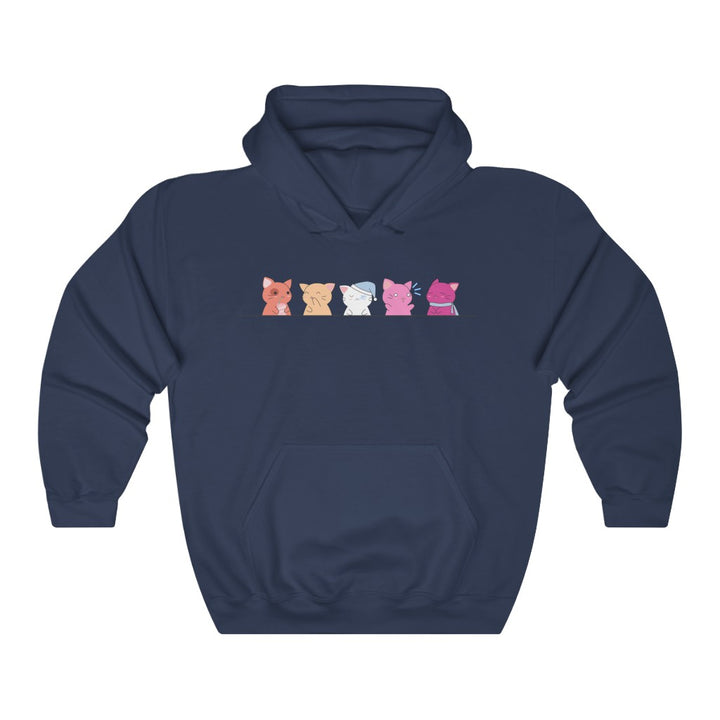 Kawaii Cats Lesbian Gender Neutral Hoodie