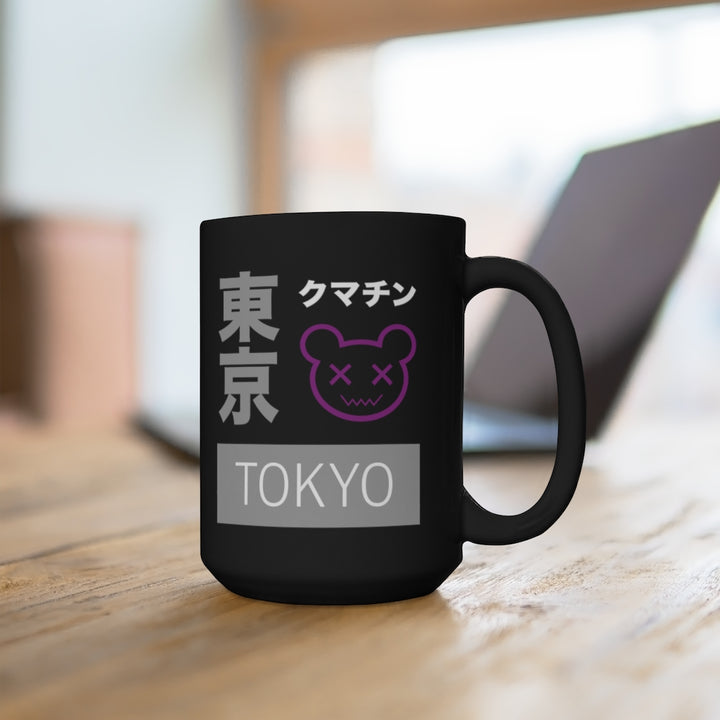 Tokyo Kumachin Asexual Black Mug 15oz