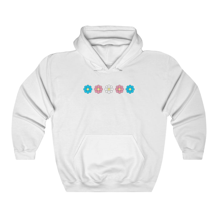 Trans Cosmos Flower Gender Neutral Hoodie