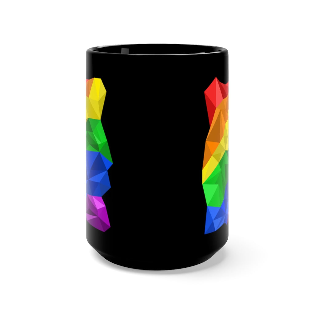 LGBTQ Pride Mug 15oz - Abstract Pride Flag