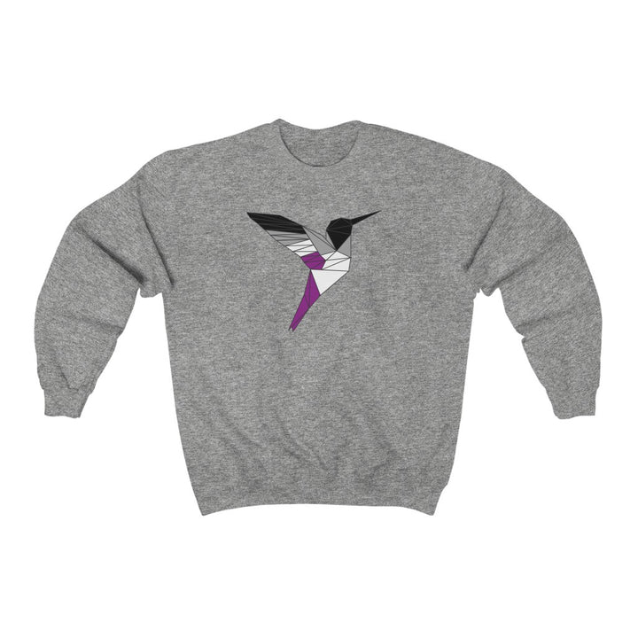 Polygon Hummingbird Asexual Gender Neutral Sweatshirt