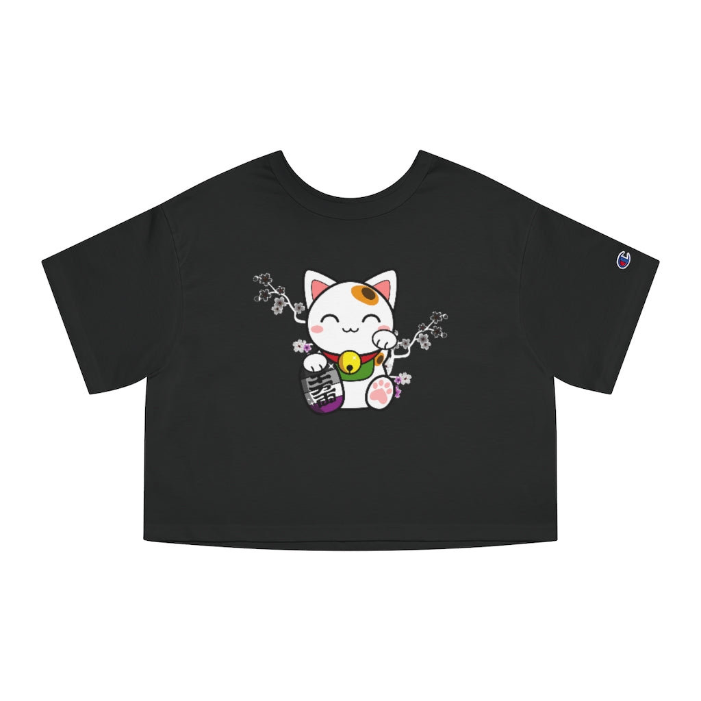 Champion - Maneki Neko Asexual Cropped T-Shirt