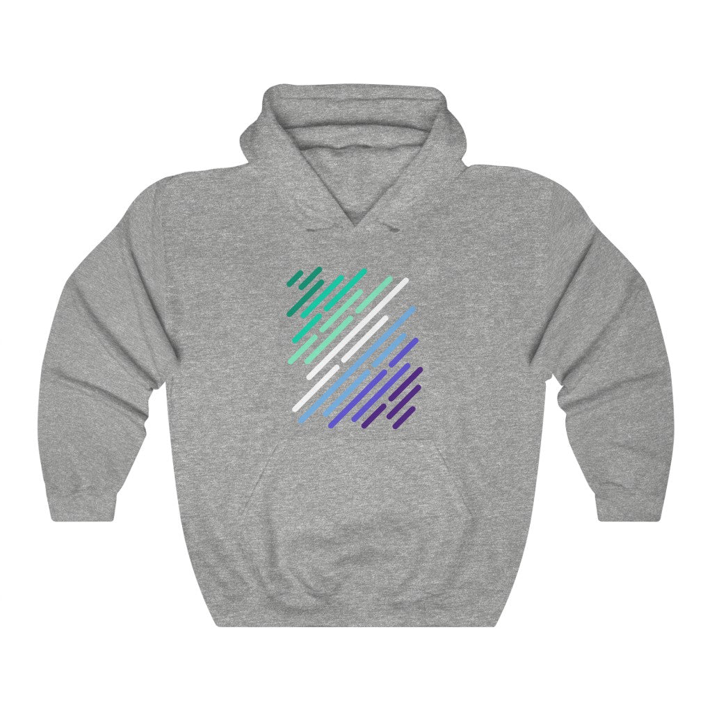 Gay Men MLM Flag Stripe Gender Neutral Hoodie