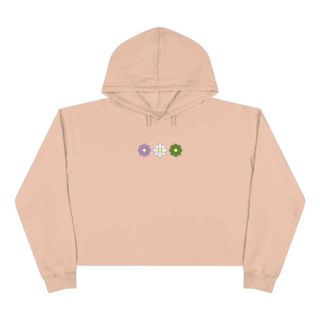 Genderqueer Cosmos Crop Hoodie