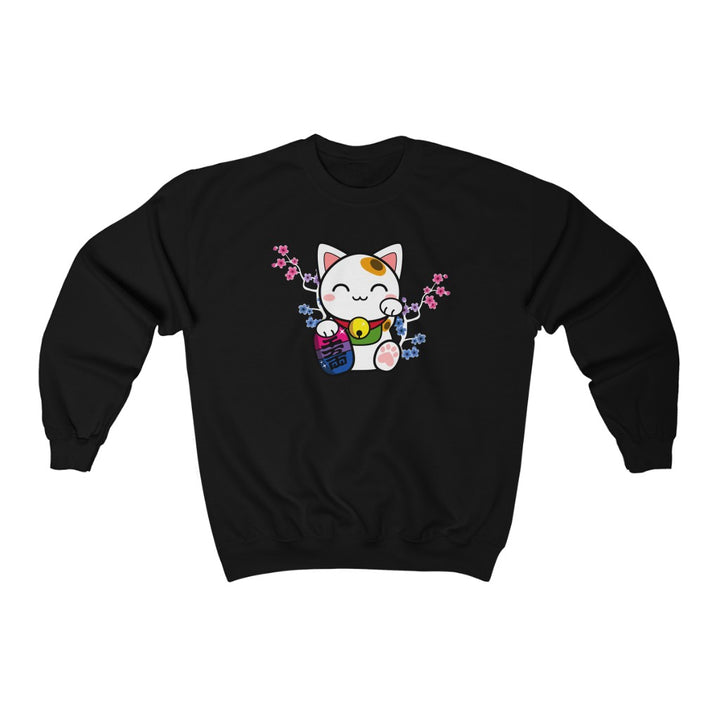 Maneki Neko Bisexual Gender Neutral Sweatshirt