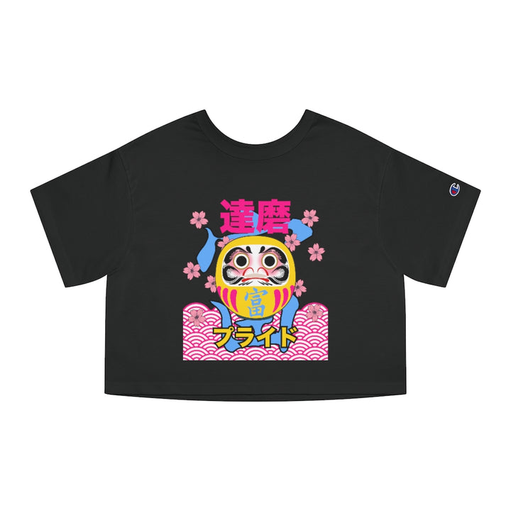 Champion - Pansexual Daruma - Fortune - Cropped T-Shirt