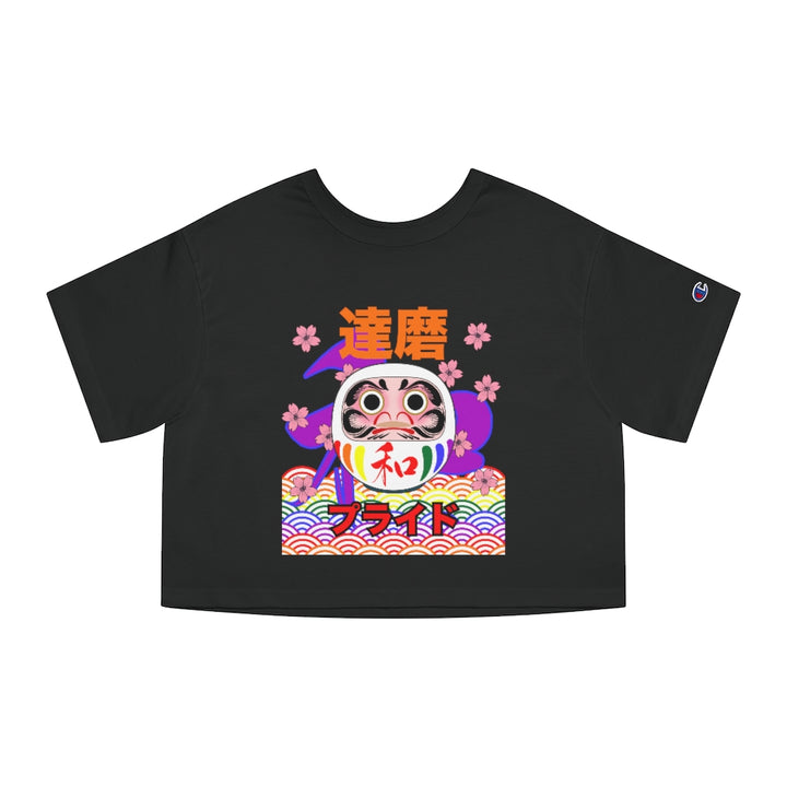 Champion - LGBTQ+ Daruma - Harmony - Cropped T-Shirt