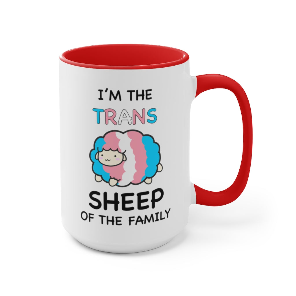 I'm The Trans Sheep Of The Family Accent Mug