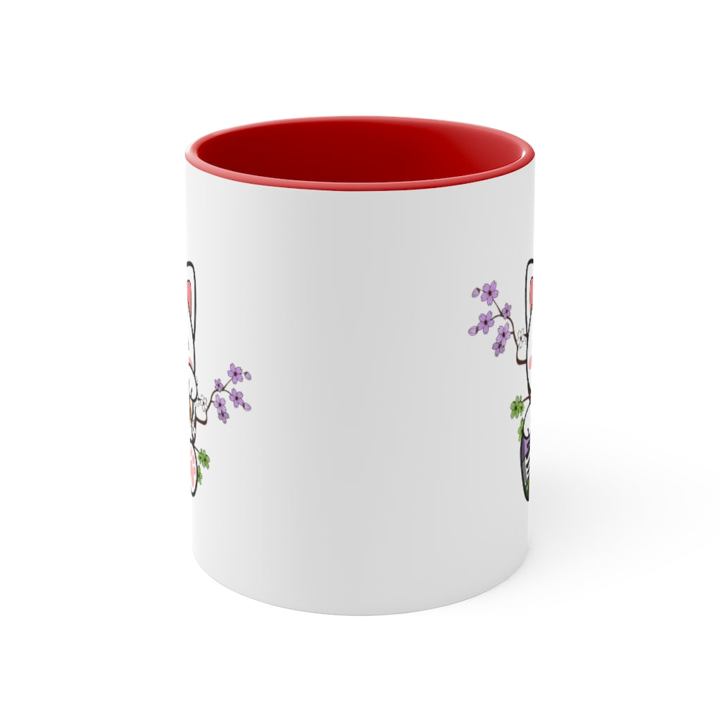 Maneki Neko Genderqueer Accent Mug