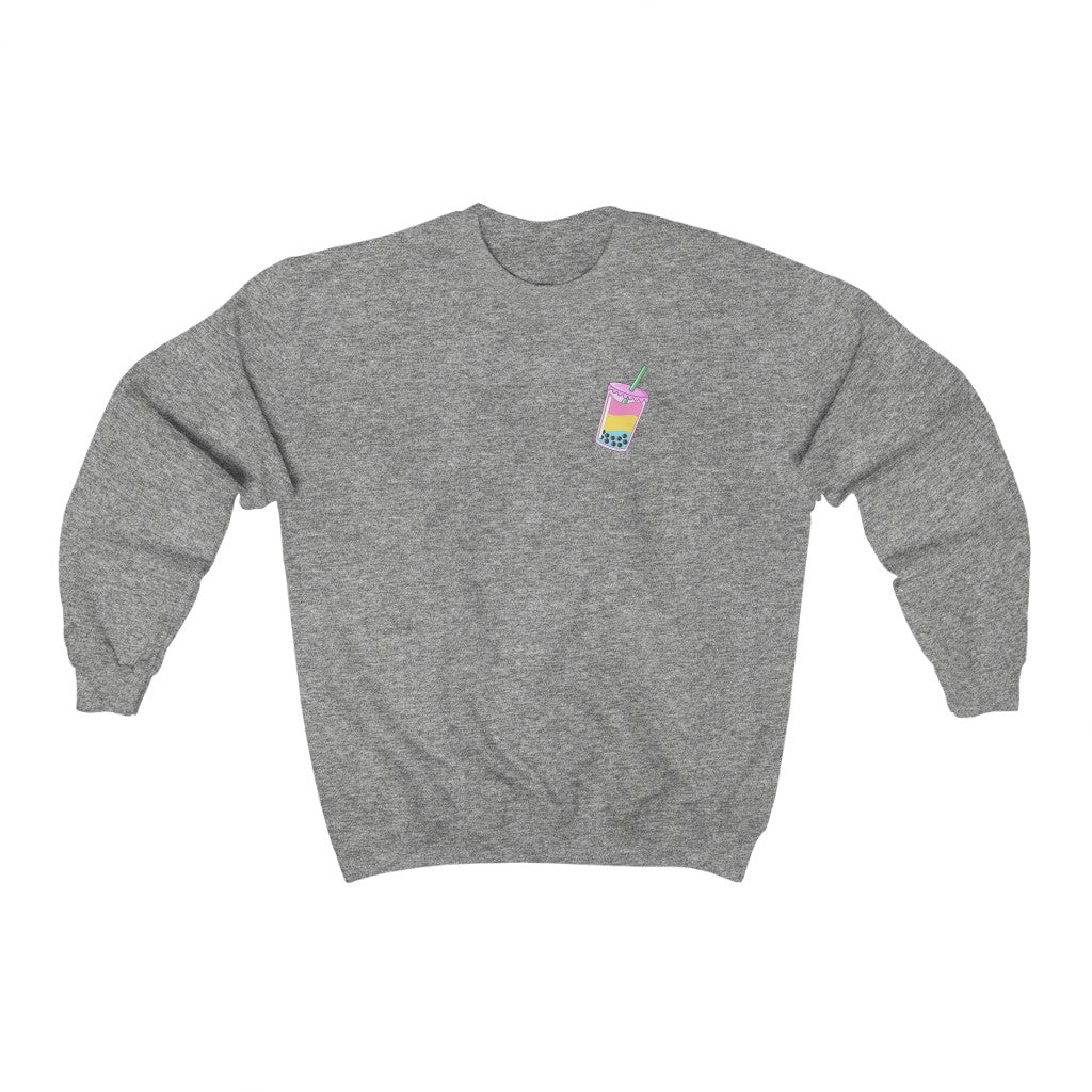 Boba Tea Pansexual Gender Neutral Sweatshirt