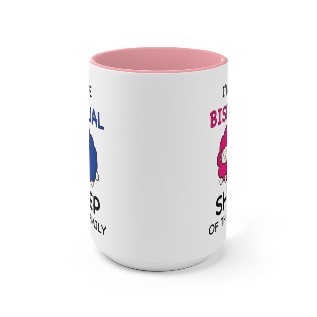 I'm The Bisexual Sheep Of The Family Accent Mug