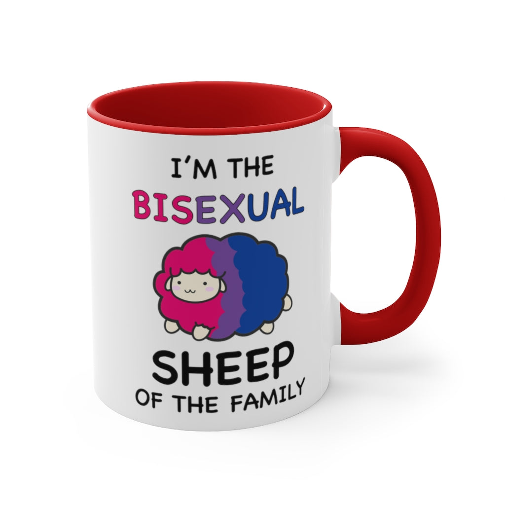 I'm The Bisexual Sheep Of The Family Accent Mug