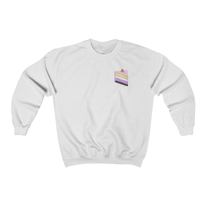 Cake Nonbinary Gender Neutral Sweatshirt