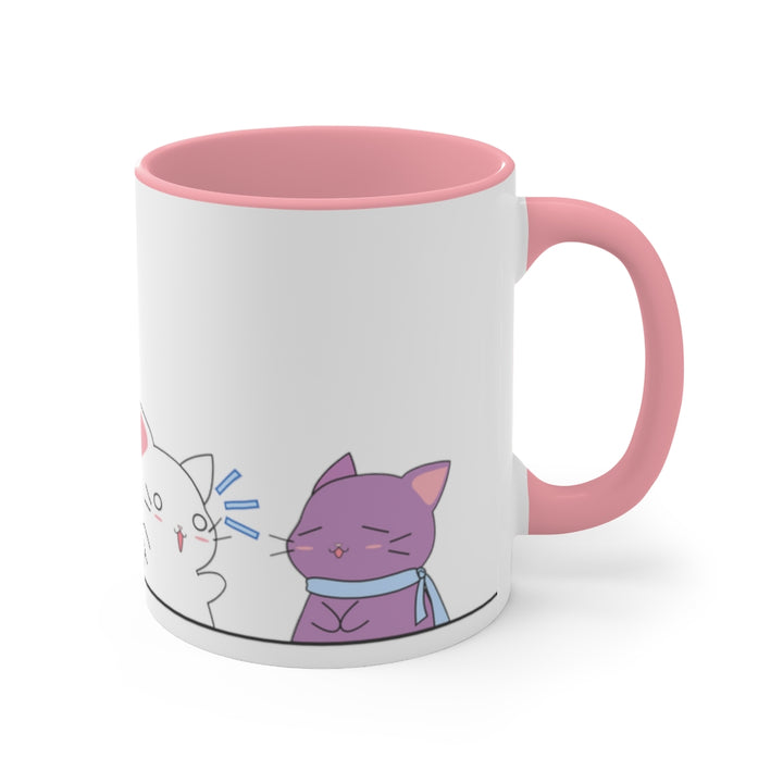 Kawaii Cats Asexual Accent Mug