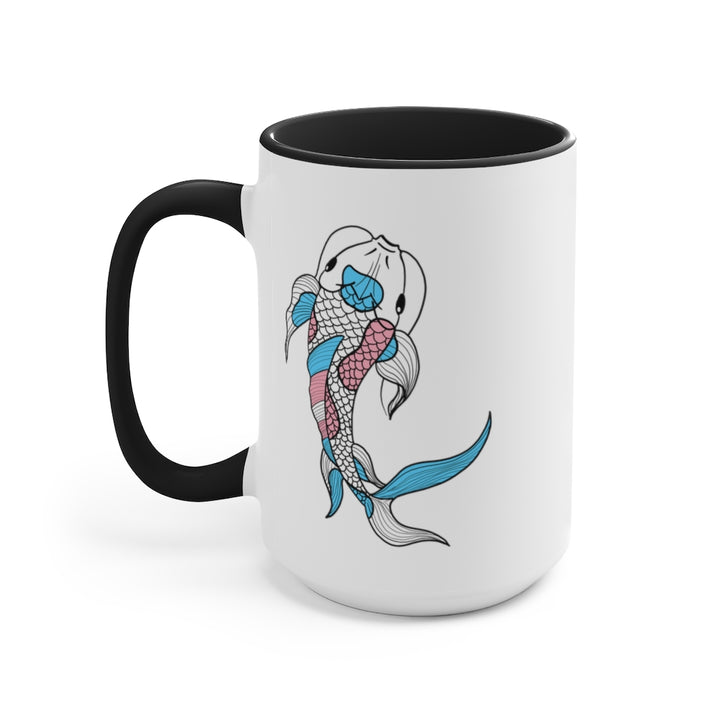 Trans Koi Accent Mug