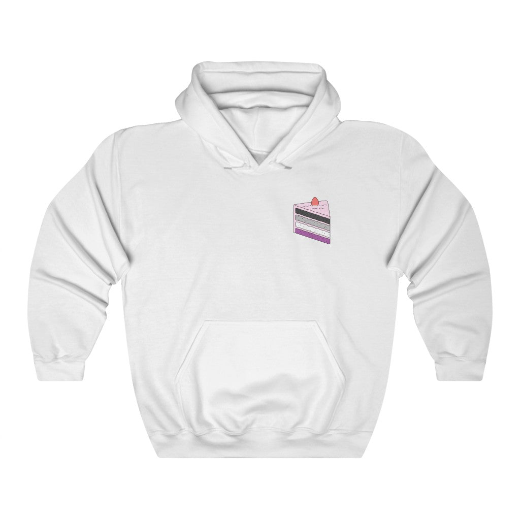 Cake Asexual Gender Neutral Hoodie