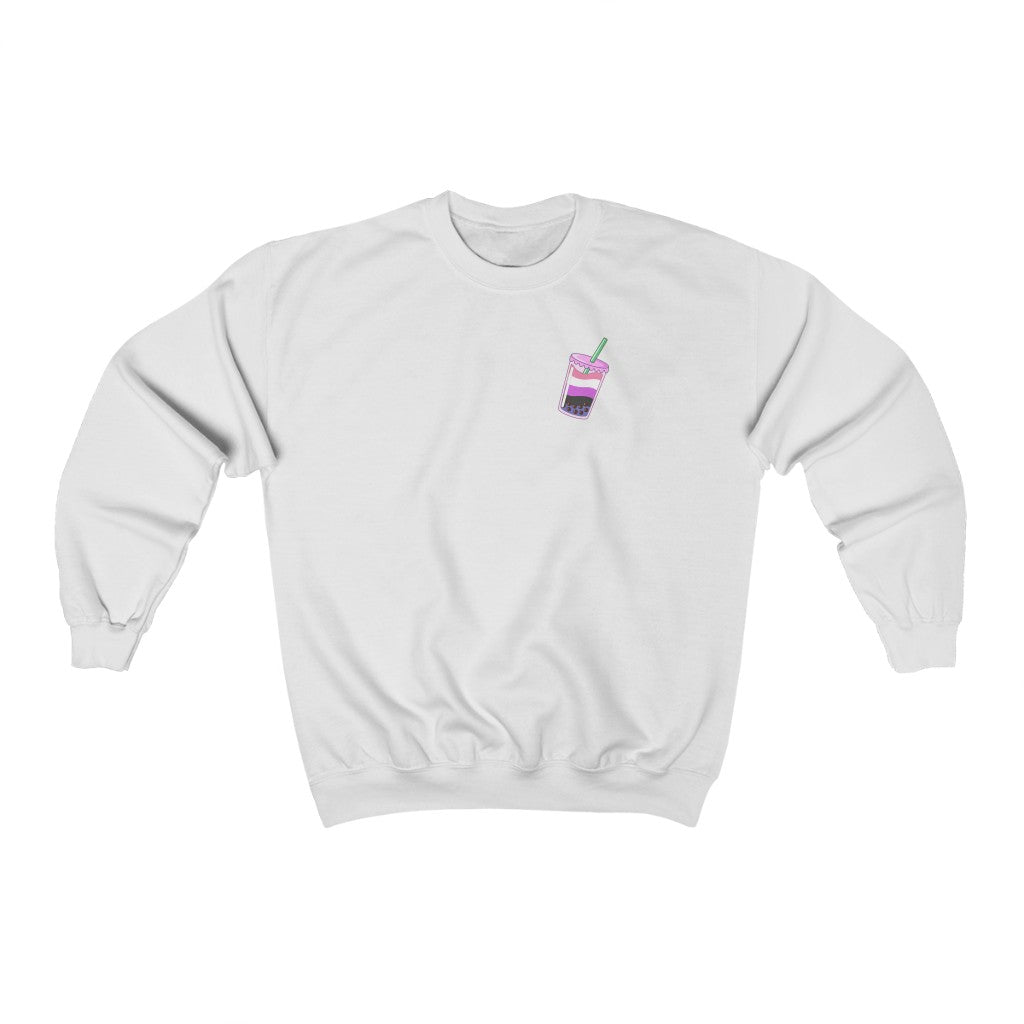 Boba Tea Genderfluid Gender Neutral Sweatshirt