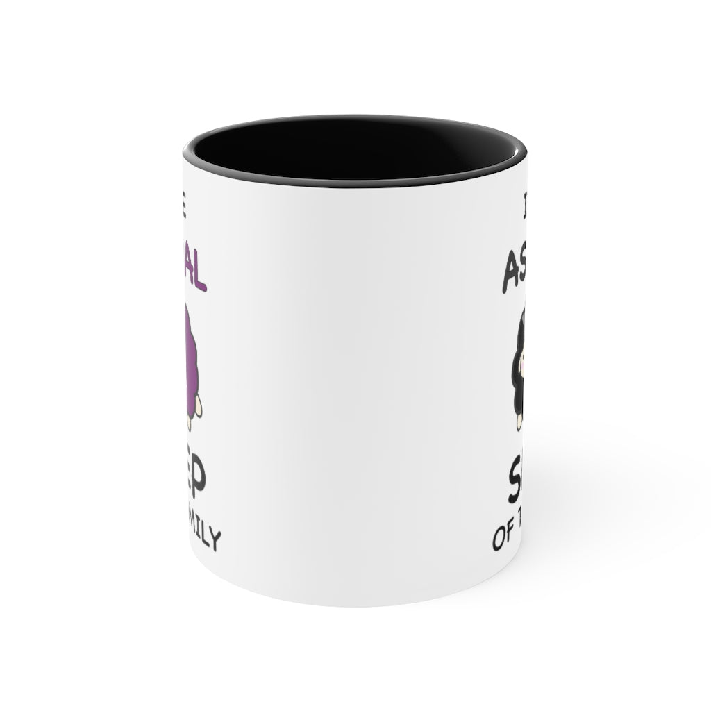 I'm The Asexual Sheep Of The Family Accent Mug