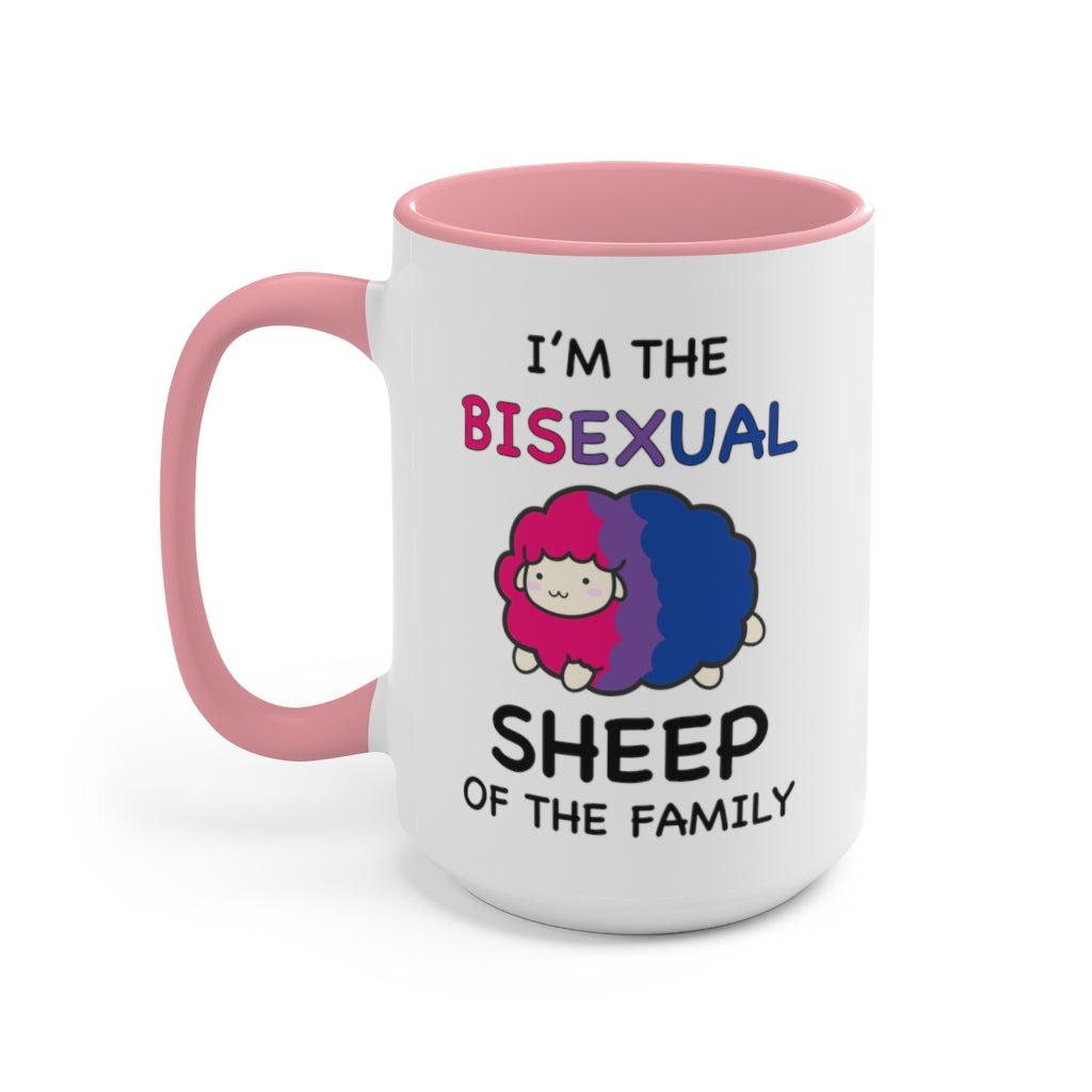 I'm The Bisexual Sheep Of The Family Accent Mug