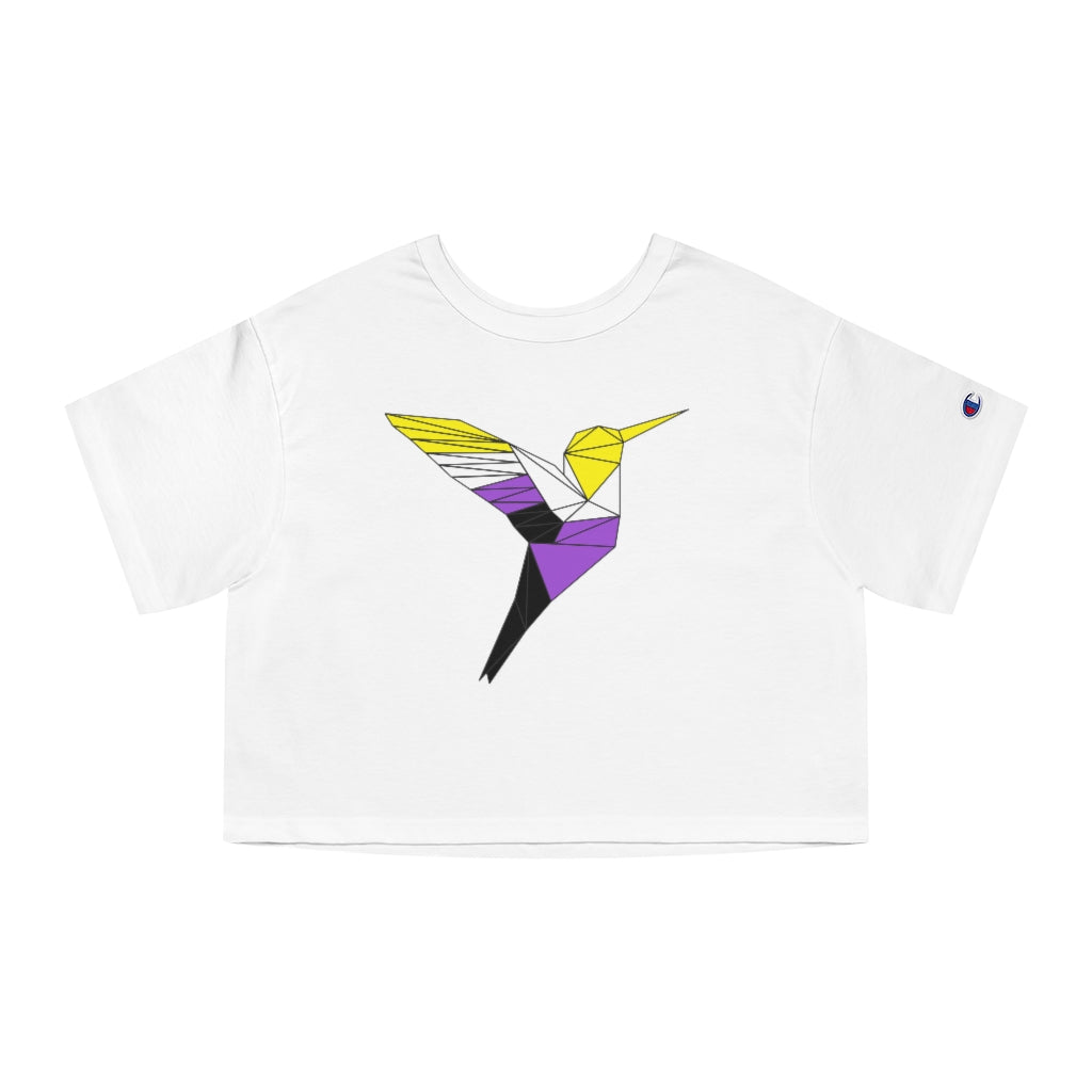 Champion - Polygon Hummingbird Nonbinary Cropped T-Shirt