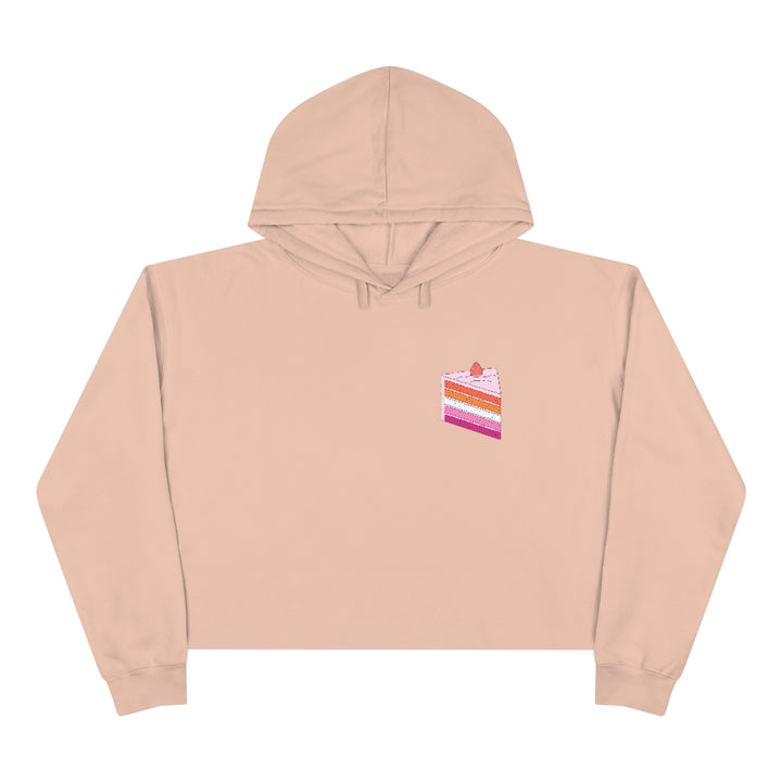 Cake Lesbian Crop Hoodie