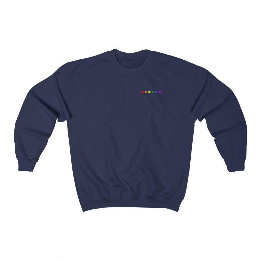 Subtle Dot LGBTQ+ Gender Neutral Sweatshirt