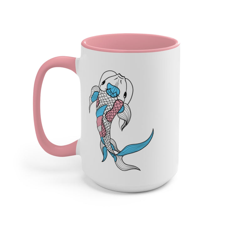 Trans Koi Accent Mug