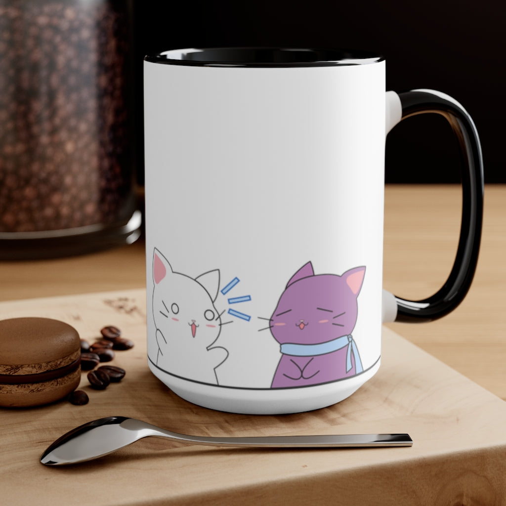 Kawaii Cats Asexual Accent Mug