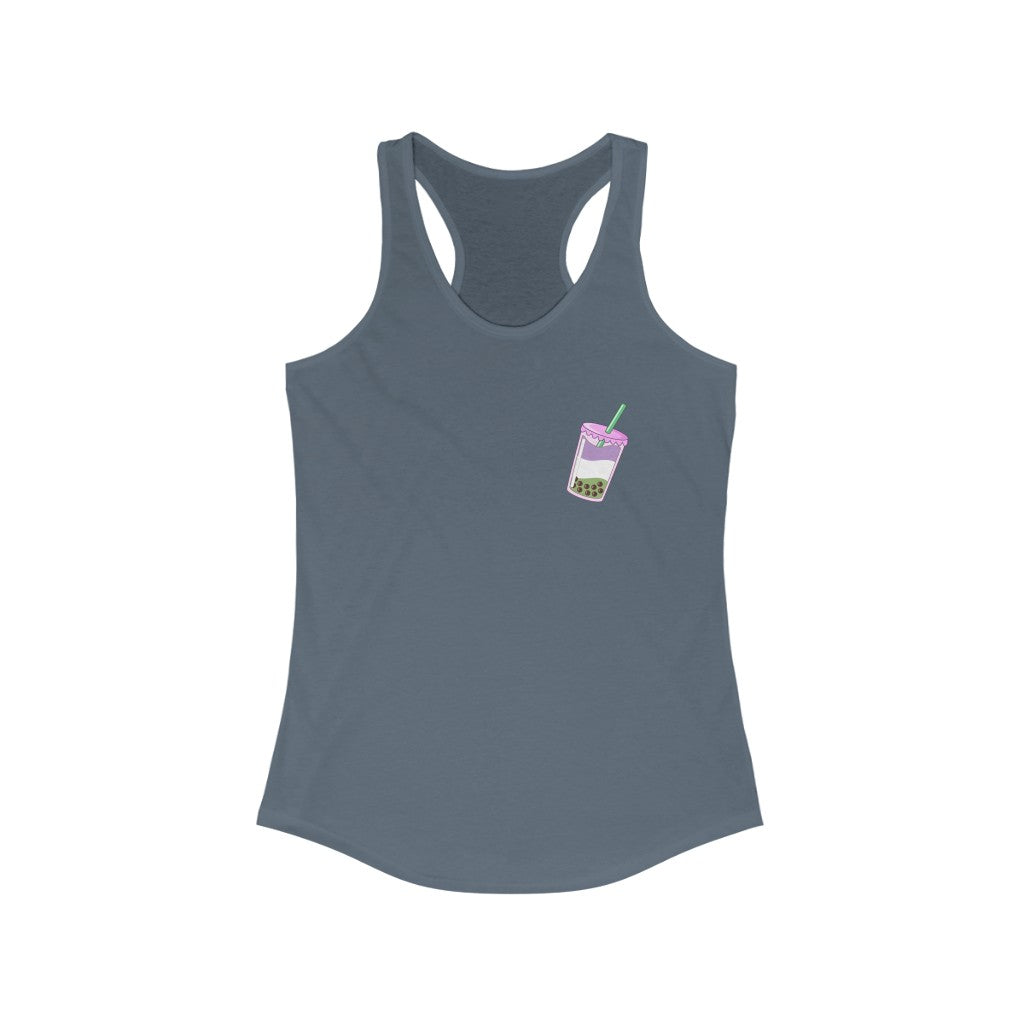 Genderqueer Tank Top Racerback - Boba Tea