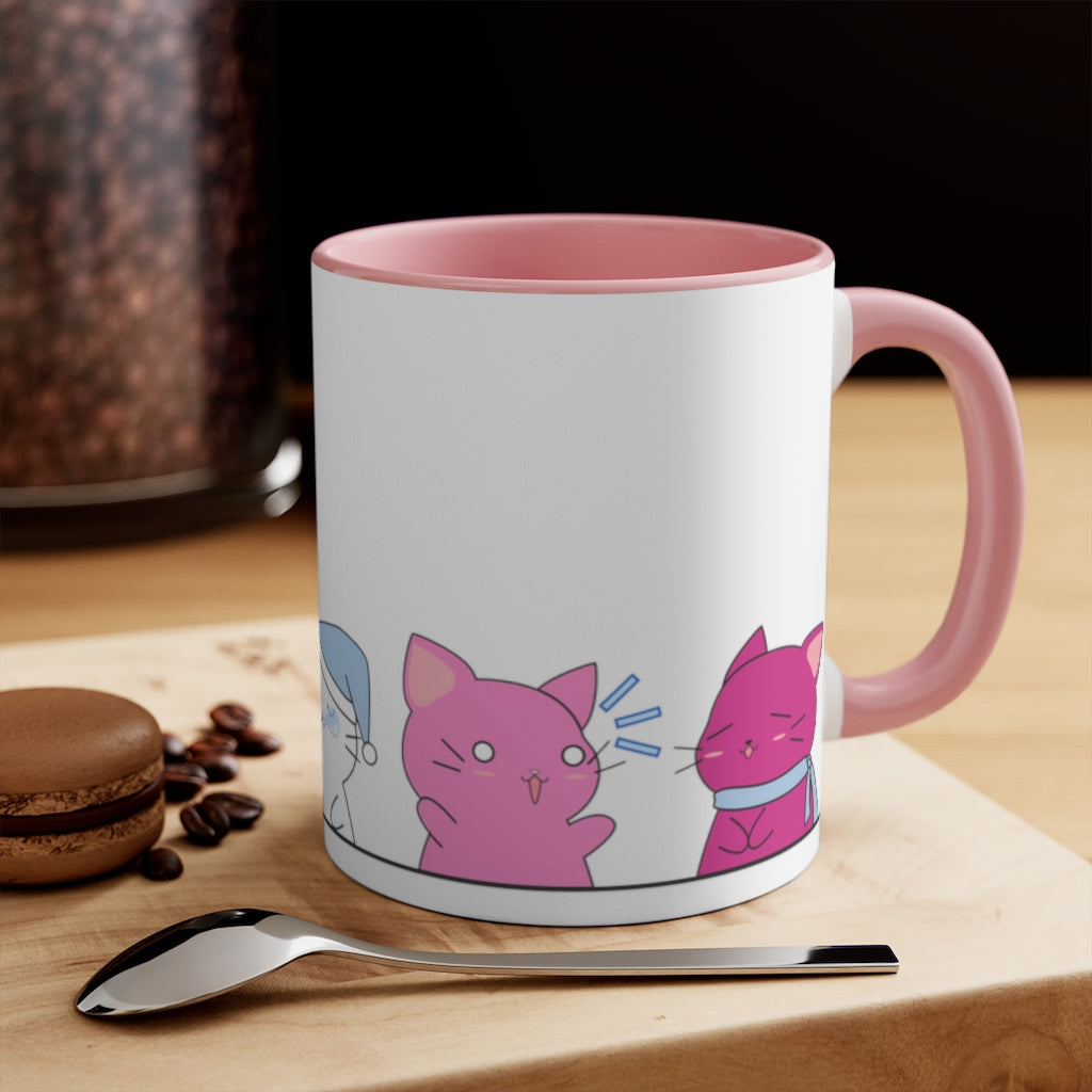 Kawaii Cats Lesbian Accent Mug