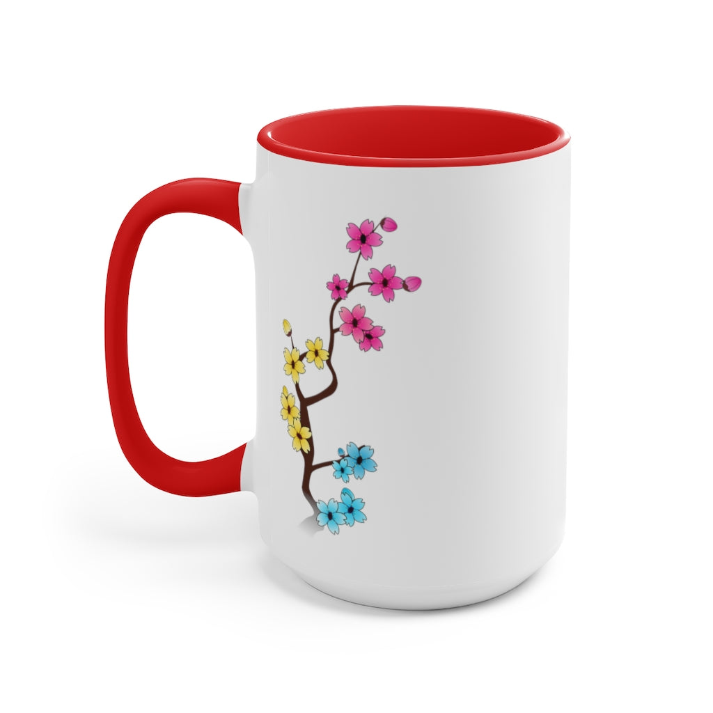 Sakura Pansexual Accent Mug