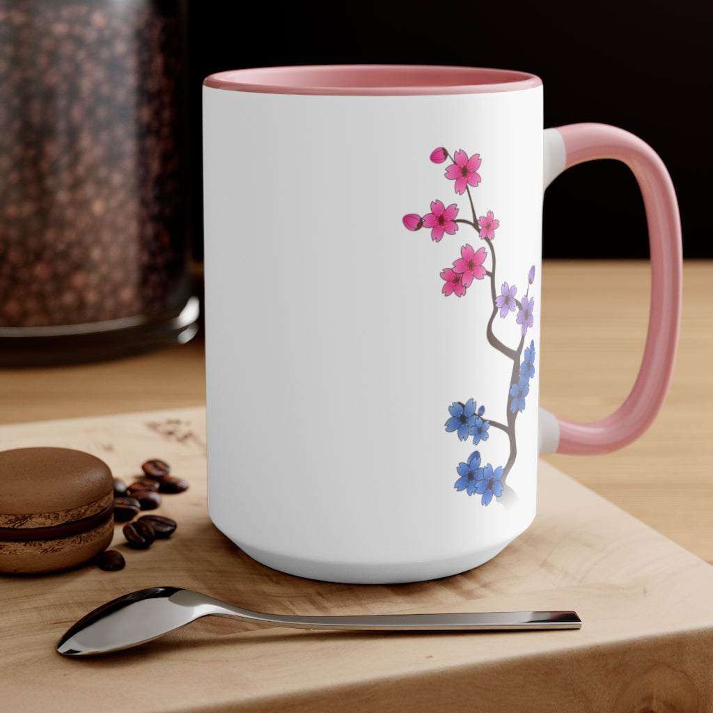 Sakura Bisexual Accent Mug