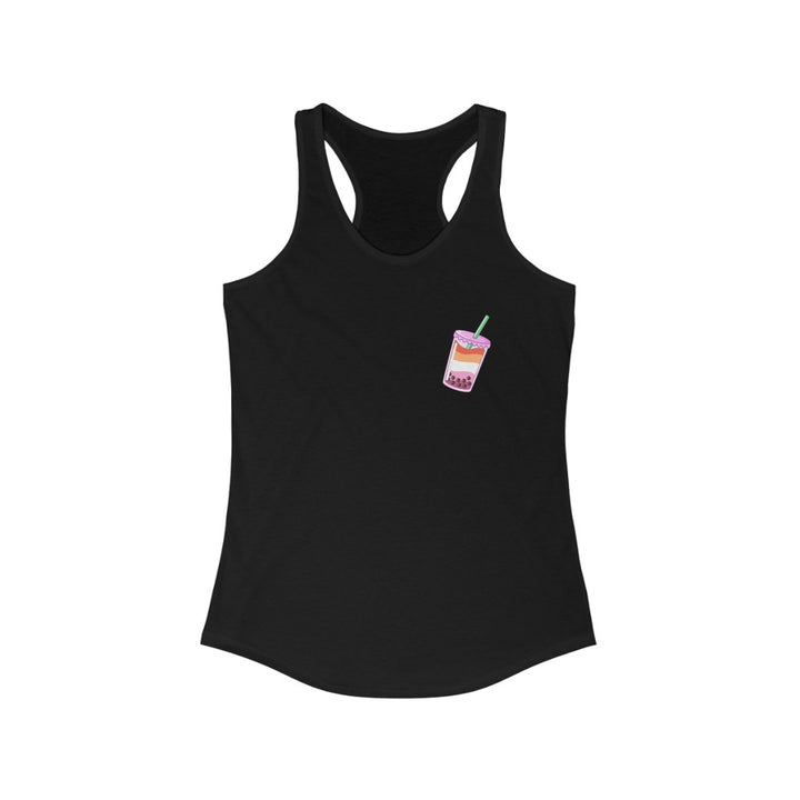 Lesbian Tank Top Racerback - Boba Tea