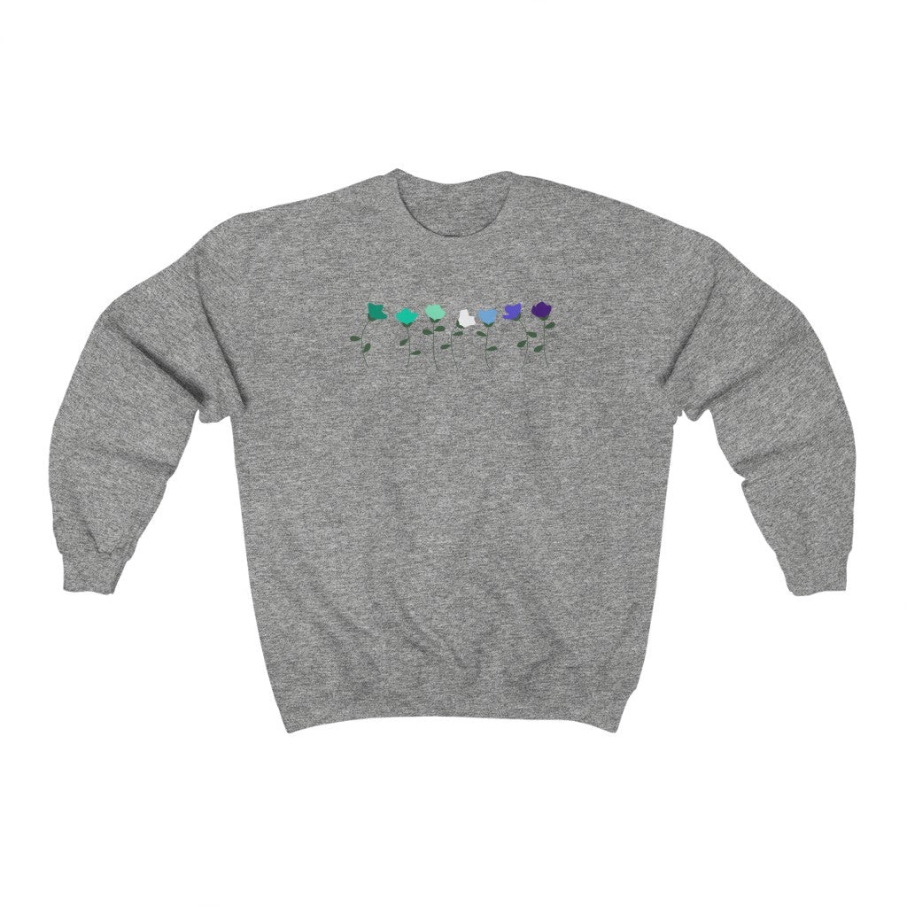 Gay Men Flower - Gender Neutral Sweatshirt