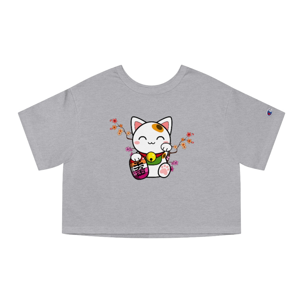 Champion - Maneki Neko Lesbian Cropped T-Shirt