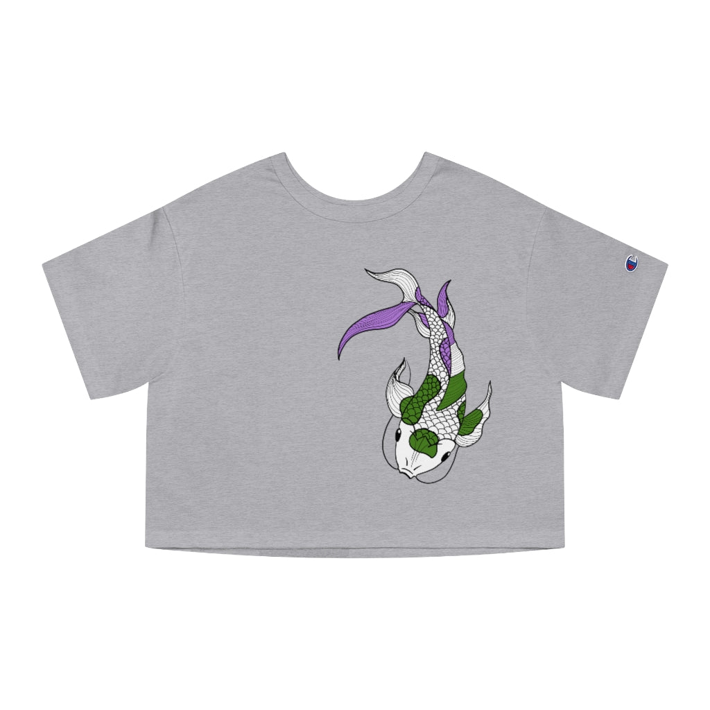 Champion - Genderqueer Koi Cropped T-Shirt