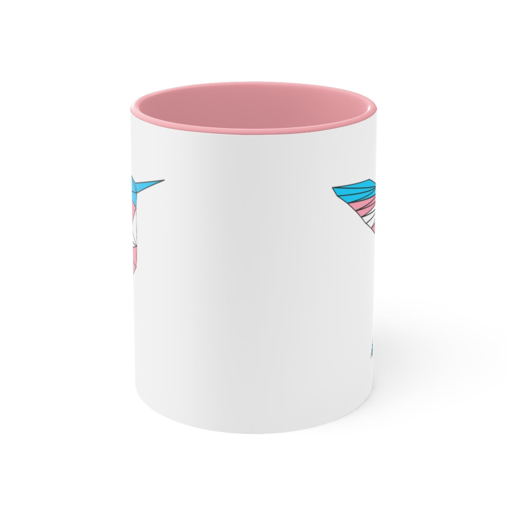 Polygon Hummingbird Trans Accent Mug