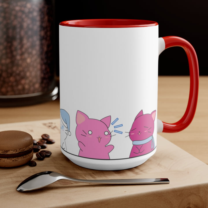 Kawaii Cats Lesbian Accent Mug