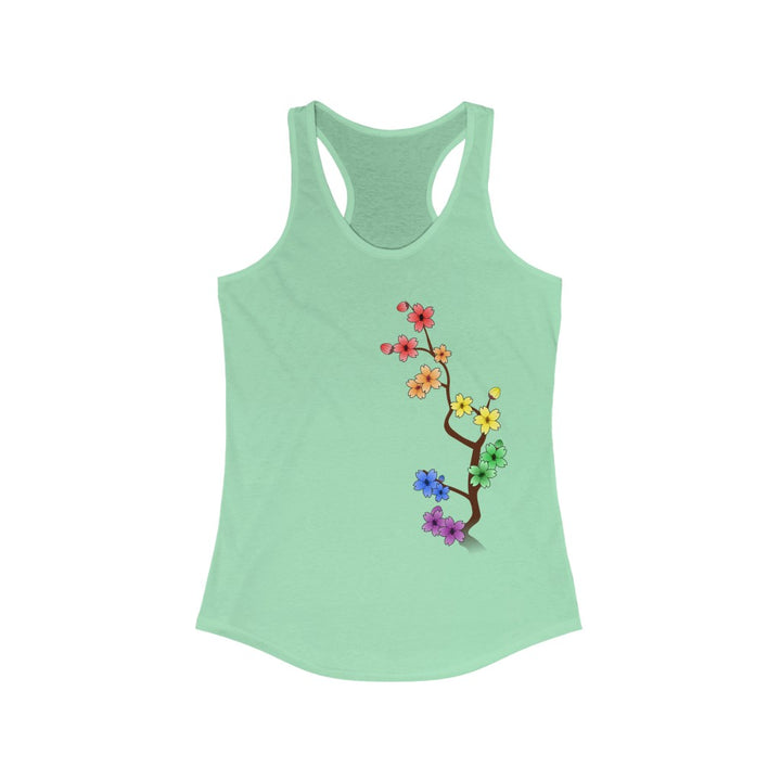 LGBTQ Pride Tank Top Racerback - Light Sakura