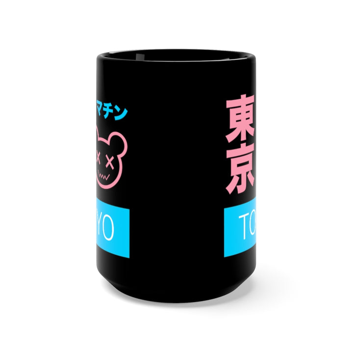 Tokyo Kumachin Trans Black Mug 15oz