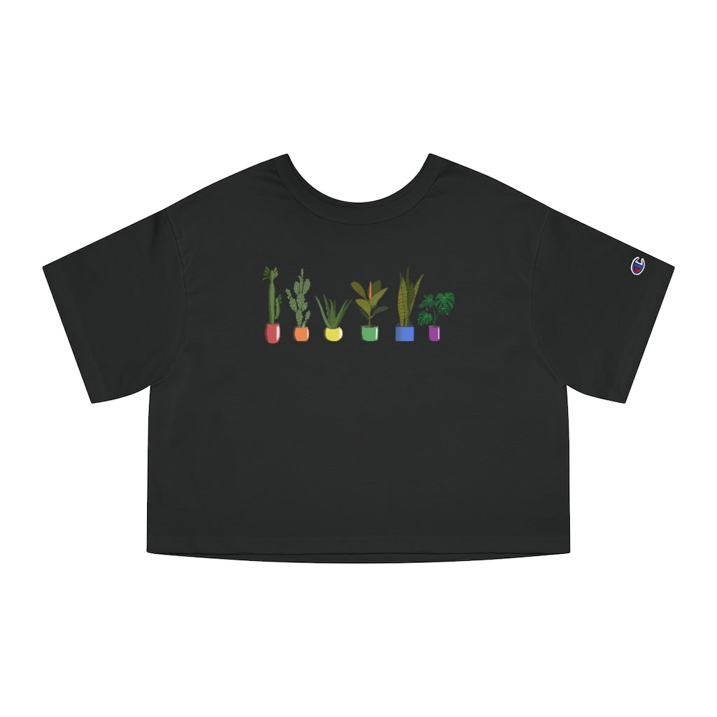 Champion - Succulent Plants LGBTQ+ Cropped T-Shirt