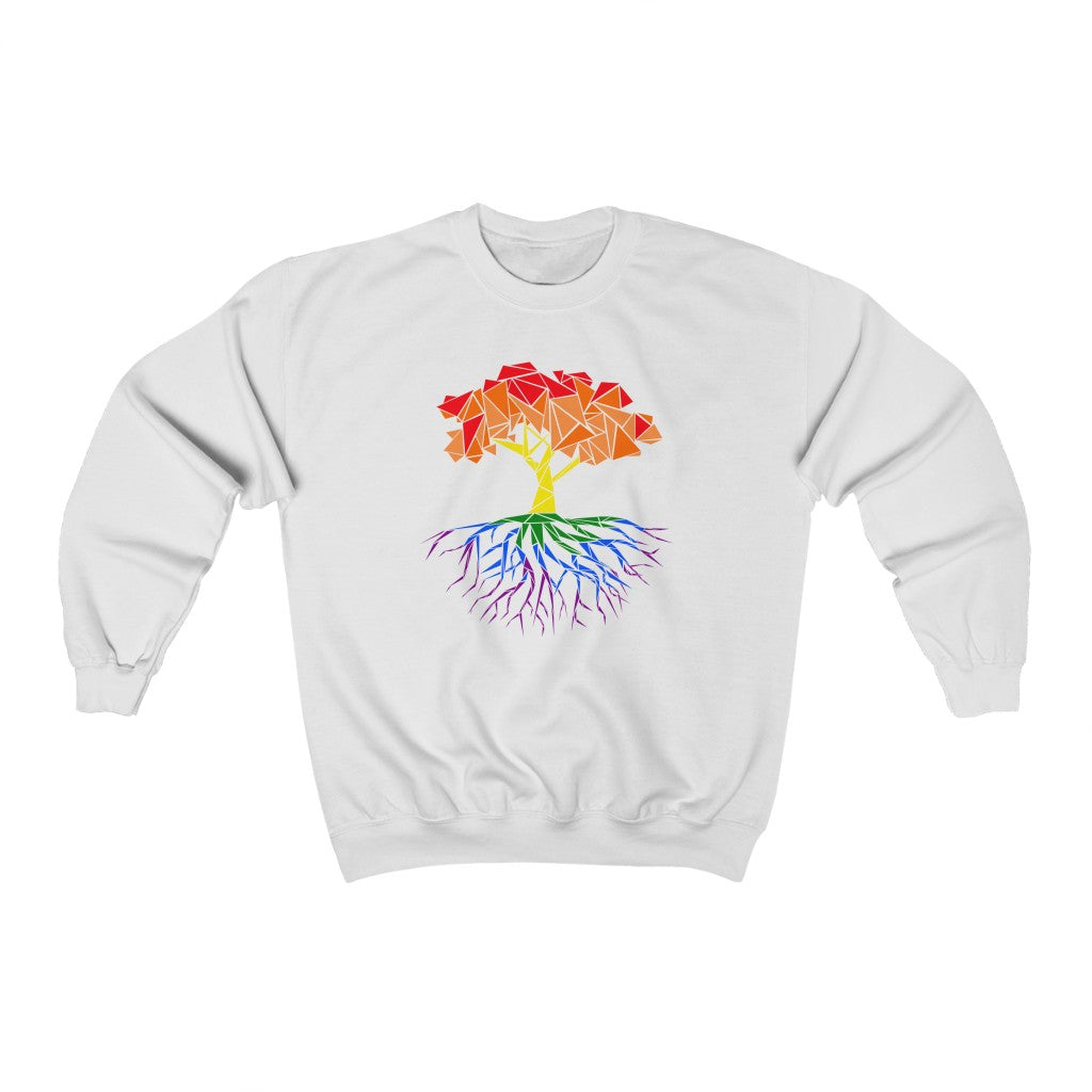 Abstract Tree LGBTQ+ Gender Neutral Sweatshirt