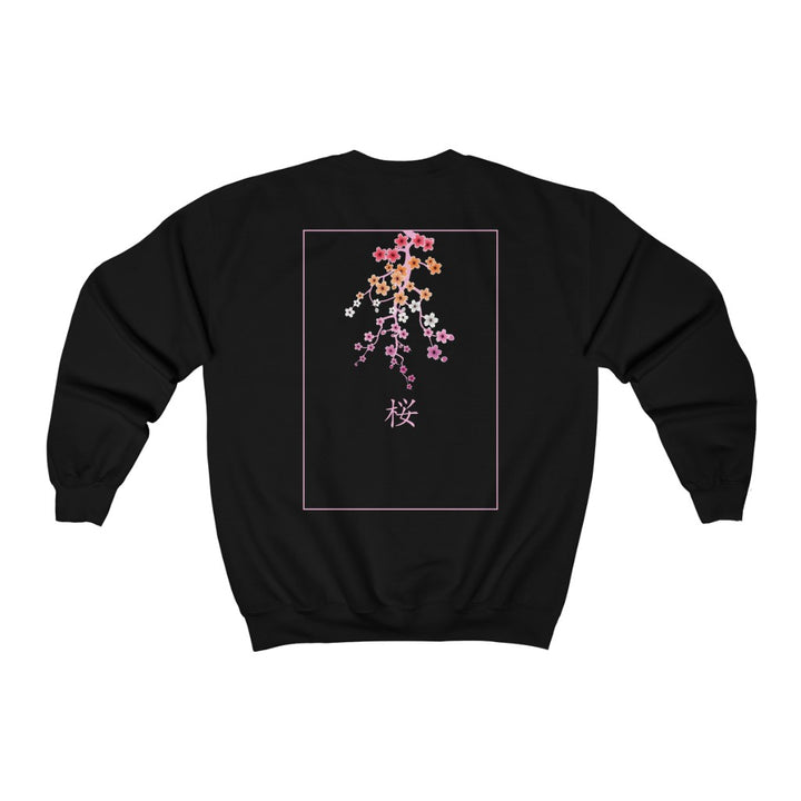 Sakura Haiku Lesbian Gender Neutral Sweatshirt