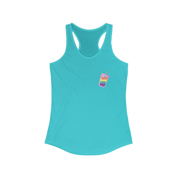 LGBTQ Pride Tank Top Racerback - Boba Tea