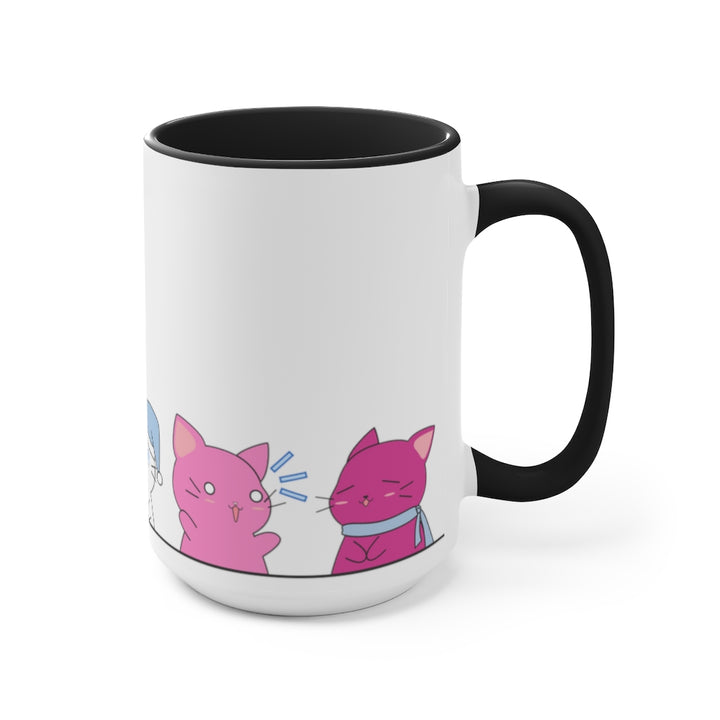 Kawaii Cats Lesbian Accent Mug