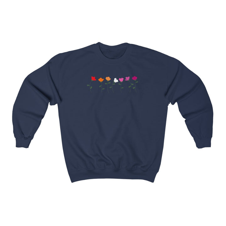 Lesbian Flower - Gender Neutral Sweatshirt