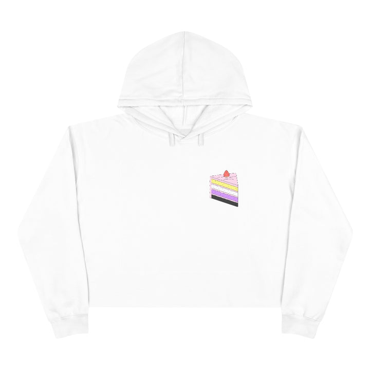 Cake Nonbinary Crop Hoodie